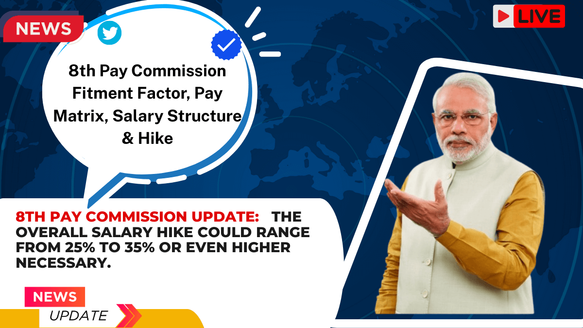 8th Pay Commission Fitment From 25% To 35% Or Even Higher